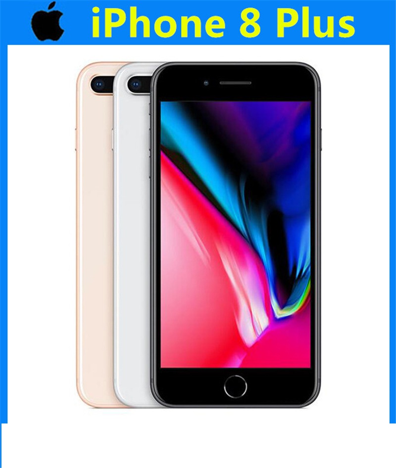 Refurbished phone iphone 8 plus 64GB+3GB 12MP+7MP 5.5 inch with fingerprint iphone 8plus unlocked