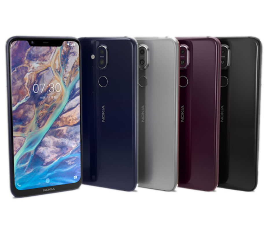 Refurbished NOKIA X7  4+64g Smartphone 6.18 inch android 8.1 3500mAh 13MP+20MP Camera  Mobile phone