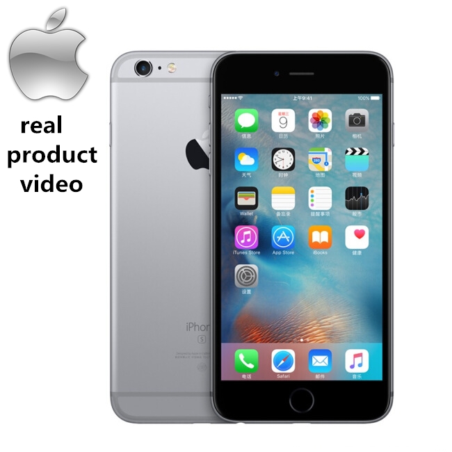 Refurbished iPhone 6S -16GB/32GB+2GB -12 MP+5MP- 4.7 Inch+4G network without Fingerprint Smartphone