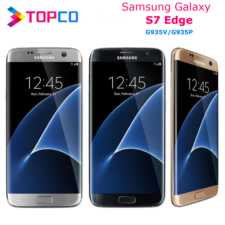 Refurbished Samsung Galaxy S7 edge Unlocked 4G +32GB dual sim WIFI GPS with small black dot