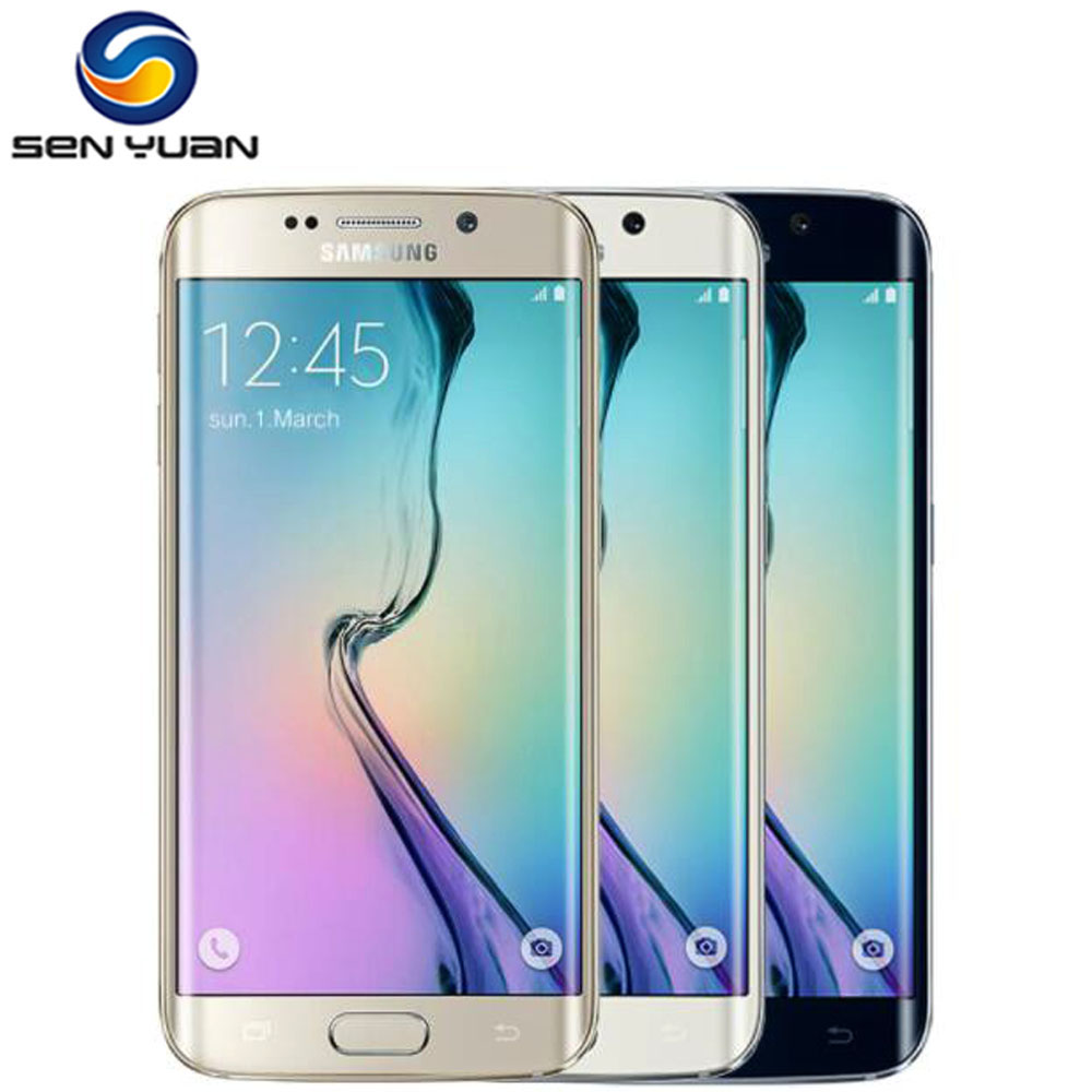 Refurbisehd Unlocked Samsung Galaxy S6 edge 4G Phone 4G GSM  5.1&quot; 16MP 3GB RAM 32GB ROM Cell Phone