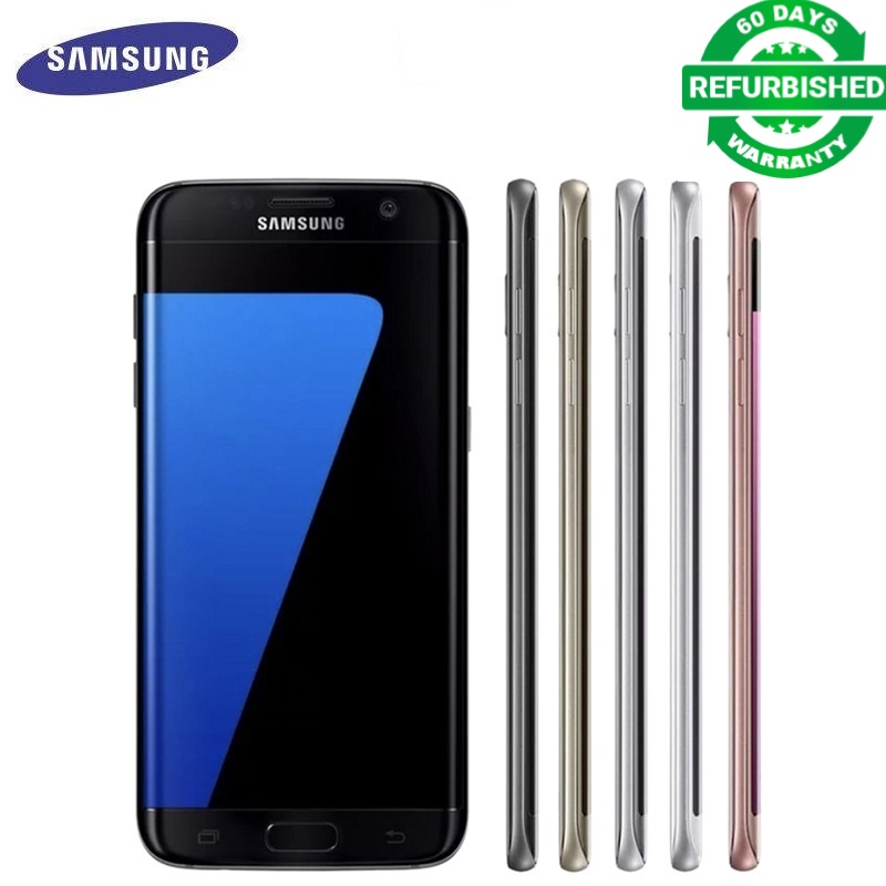 Refurbished Samsung Galaxy S7 Edge Smartphone 5.5 inch 4GB+32GB dual sim  12MP+8MP 4G net