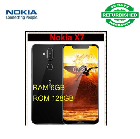 Refurbished  NOKIA X7 4+64GB/6+64/128GB Smartphone 6.18&quot; android 8.1 3500mAh 13MP+20MP Camera phone