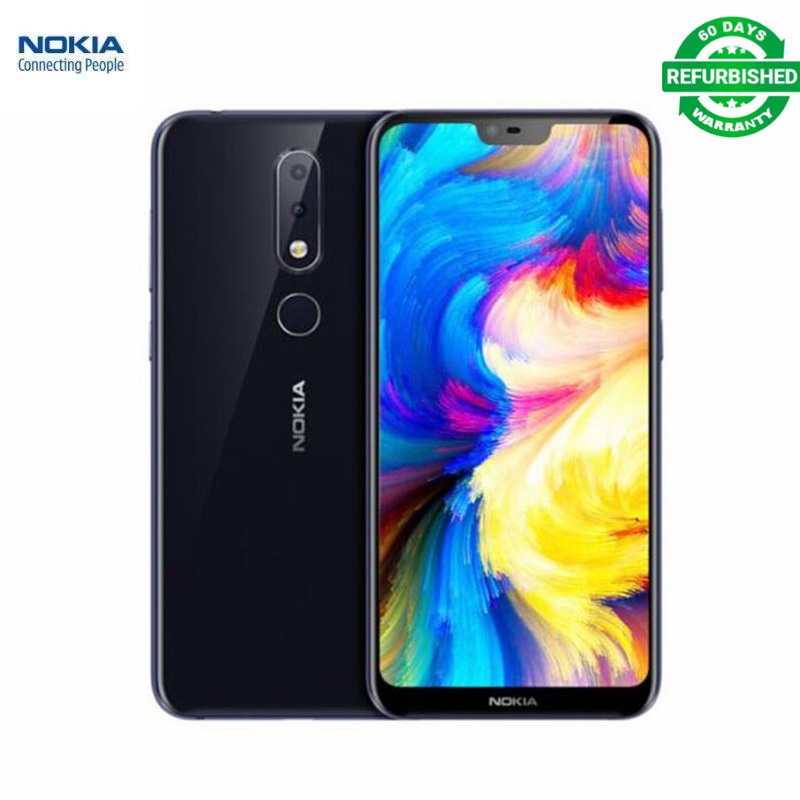 Refurbished Nokia X6/6.1plus 4+64g  5.8inch 3060mAh 16MP+16MP Camera Fingerprint ID Smartphone