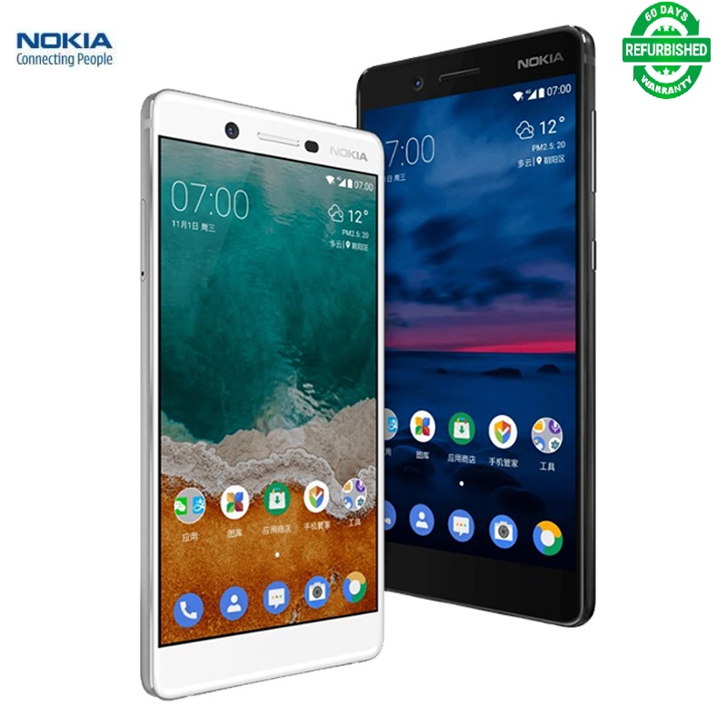 Refurbished Nokia 7 4+64G Dual sim 16.0 MP camera Android 7.1 5.2&apos;&apos;  wifi GSM/WCDMA/LTE smartphone