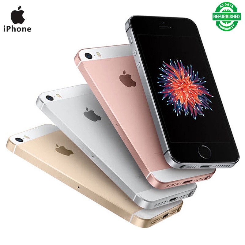 Refurbished Apple iPhone SE 2GB+16GB/64GB 12MP+2MP IOS Unlocked without Fingerprint 4.0&apos;&apos; Smartphone