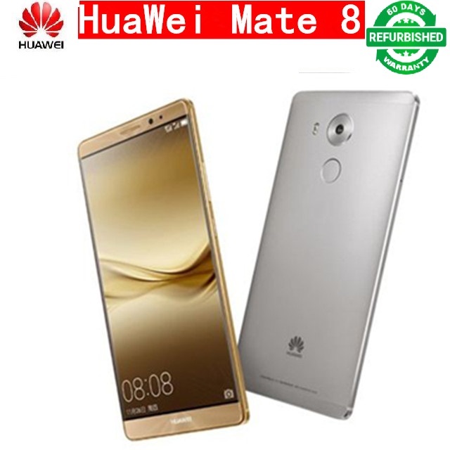 Refurbished Global Firmware Huawei Mate 8 3+32GB/4+64GB -6&apos;&apos;Inch Dual SIM Smartphone Huawei Mate8