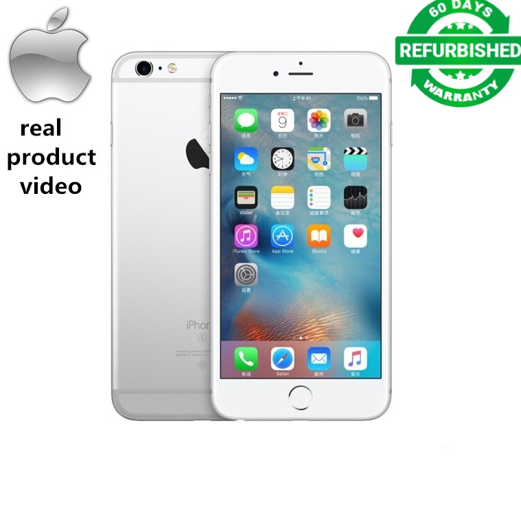 Refurbished iPhone 6S -16GB/32GB+2GB -12 MP+5MP- 4.7 Inch+4G network without Fingerprint Smartphone