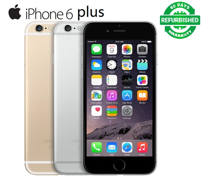 Refurbished phone iphone 6 plus 128GB + 1GB 8MP 5.5 inch mobile phone with fingerprint iphone6p
