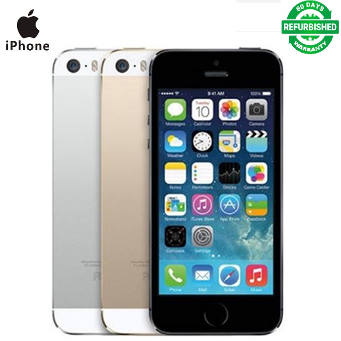 Certified Refurbished:apple iphone 5s 16G32G/64G +1GB mobile phone iphone5s 8MP without fingerprint