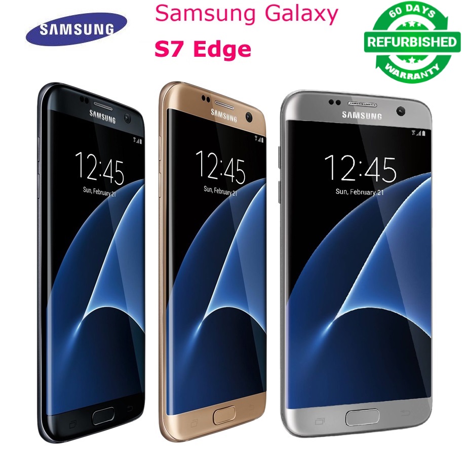 Refurbished:Samsung Galaxy S7 Edge  5.5 inch 4+32GB/64/128GB dual SIM 13MP 4G Smart phone