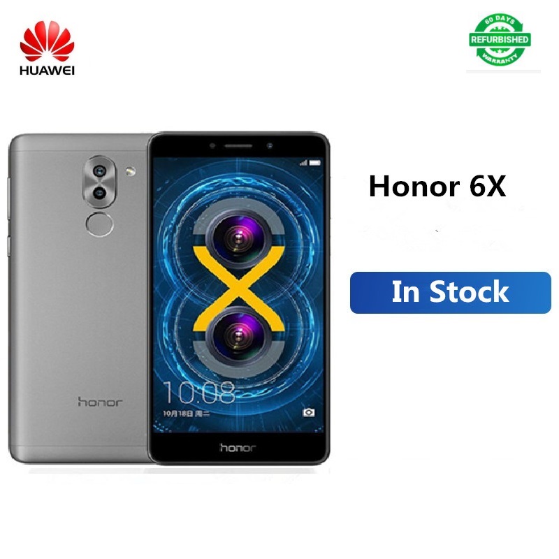 Refurbished HuaWei GR5 Honor 6x 4G LTE Mobile Phone 5.5&quot; 4GB RAM 32/64GB ROM Fingerprint 3340mAh
