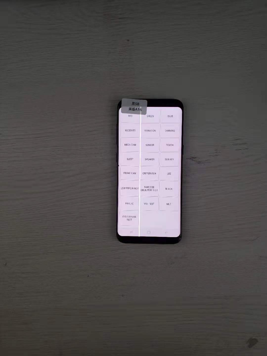 Refurbished Samsung Galaxy S8 64GB ROM+4GB RAM single sim 12+8MP smartphone screen with one line