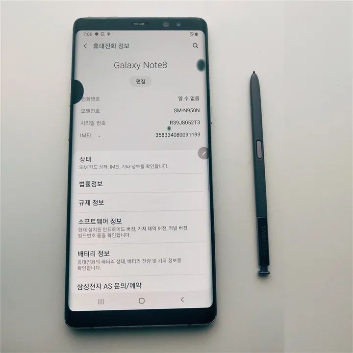 Refurbished Samsung Galaxy Note 8 Smart Phones 4G LTE 6.3&quot; 12MP RAM 6GB ROM 64G Original Phones