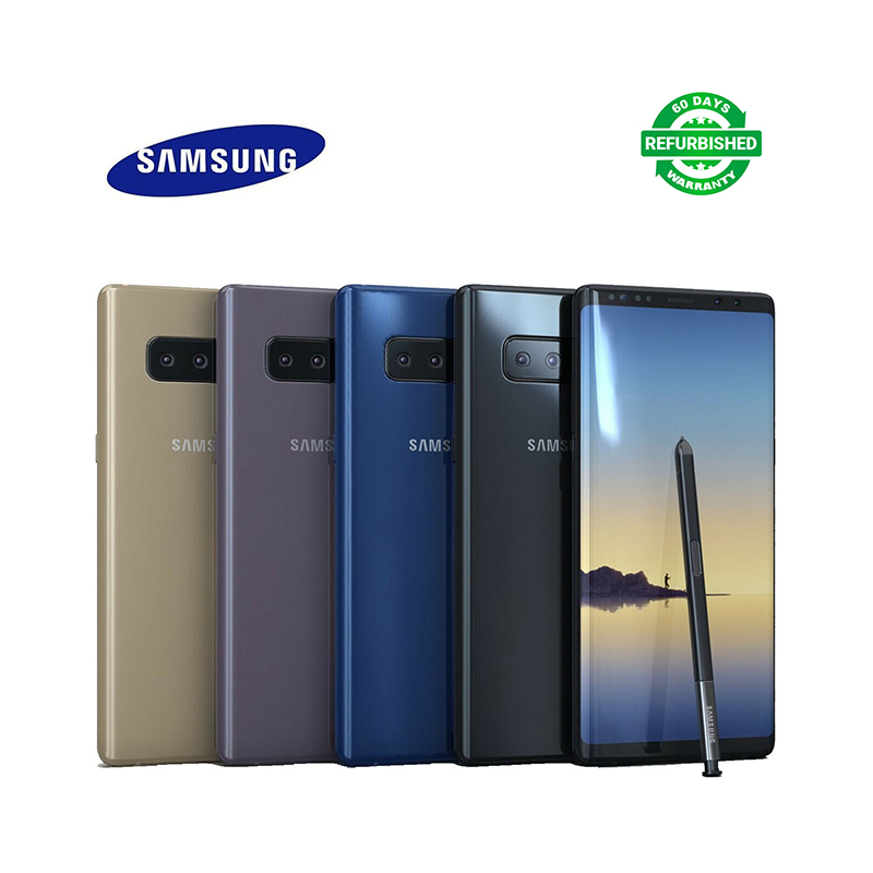 Refurbished Samsung Galaxy Note 8 Note 8 4G LTE Android Octa Core 6.3&quot; Dual 12MP RAM 6GB ROM 64GB