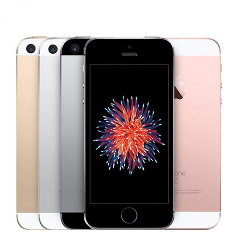 Certified Refurbished：iPhone SE 2GB+16/64GB 12MP+2MP Unlocked without Fingerprint 4.0'' Smartphone