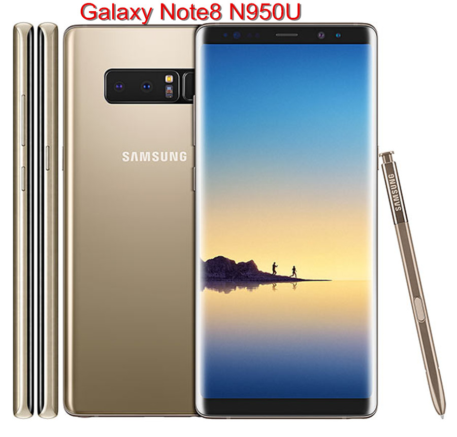 Refurbished Samsung Galaxy Note 8 6GB+64GB 6.3&apos;&apos; Note8  24mp+8mp wireless charging smartphone