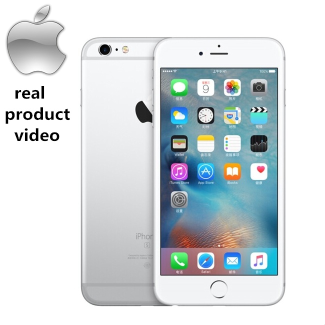 Refurbished  Apple iPhone 6S -16GB/32GB ROM+2GB RAM- 4.7 &apos;&apos; with fingerprint 12MP + 5MP Smartphone