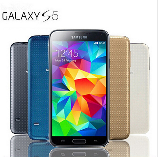 Refurbished Samsung Galaxy S5 Smartphone 2GB RAM 16GB ROM 5.1&apos;&apos; screen Android 4.4 16MP+2MP S5