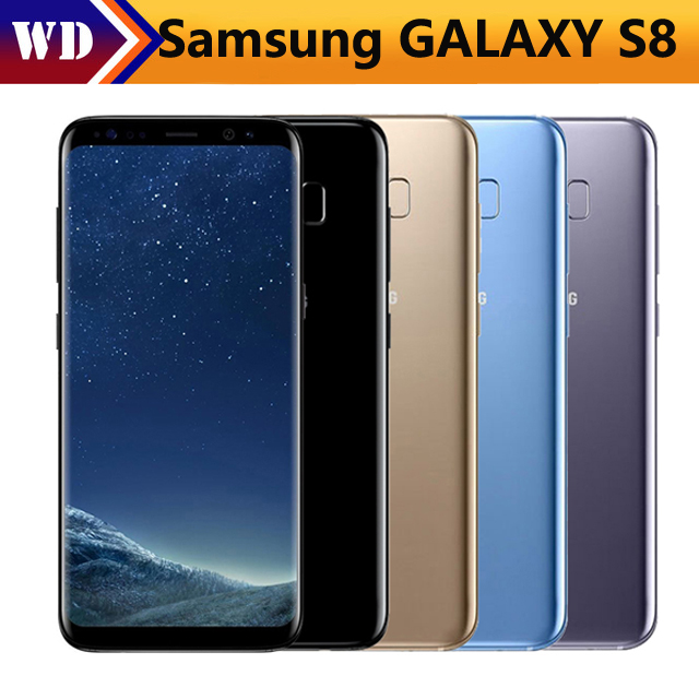 Refurbished Samsung Galaxy S8 Dual SIM Smartphone 5.8&apos;&apos; full screen 4GB RAM 64GB ROM Android s8