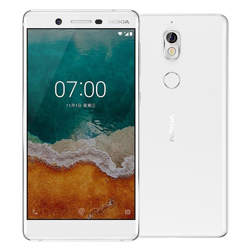Refurbished Nokia 7 6+64G Dual sim 16.0 MP camera Android 7.1 5.2&apos;&apos; wifi GSM/WCDMA/LTE smartphone