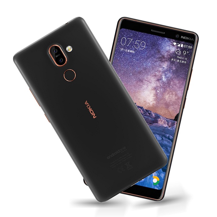 Refurbished Nokia 7 Plus Smartphone 6.0&apos;&apos; 4/6+64GB 13MP+16MP Mobile Phone 3800mAh 4G NFC  Cellphone