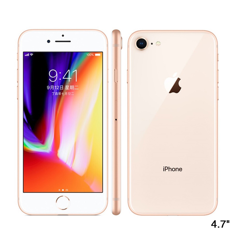 Refurbished phone iphone 8 256GB +2GB 12MP+7MP 4.7 inch apple mobile with fingerprint iphone8