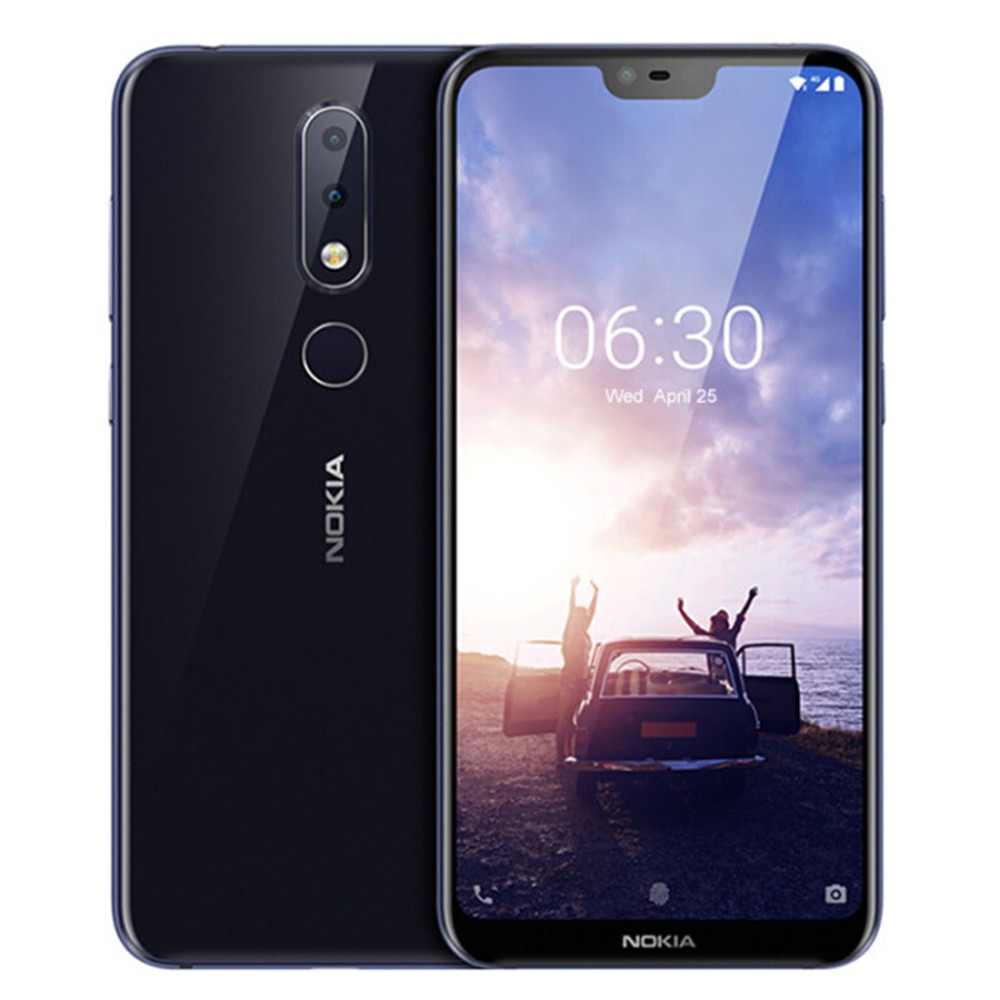Refurbished Nokia X6/6.1plus 6+64g 5.8inch 3060mAh 16MP+16MP Camera Fingerprint ID Smartphone