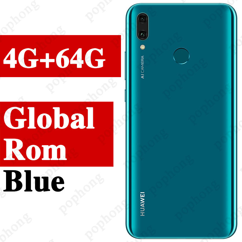 Refurbished Huawei Y9 (2019) - 6.5&quot; - 128GB - 4GB RAM - 16MP+13MP 4 Cameras, 4G (Dual SIM) 4000mah