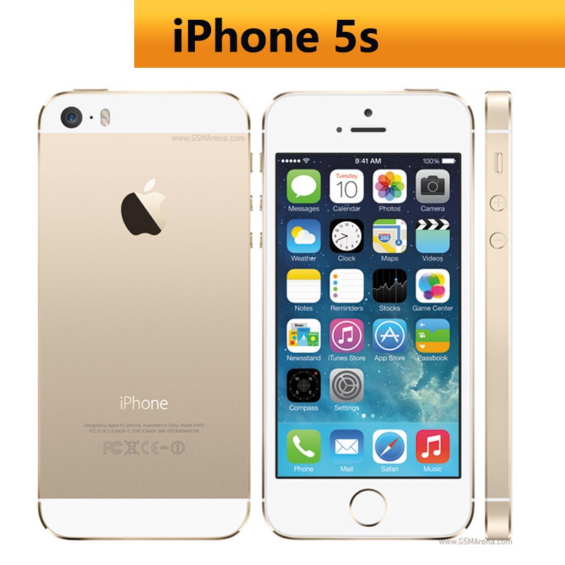 Refurbished apple iphone 5s 16GB/32GB +1GB smartphone iphone5s 8MP without fingerprint
