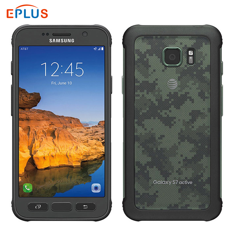 Original Refurbished 5.1&quot; Samsung Galaxy S7 Active G891A 4GB +32GB 12MP NFC 4000mAh SmartPhone
