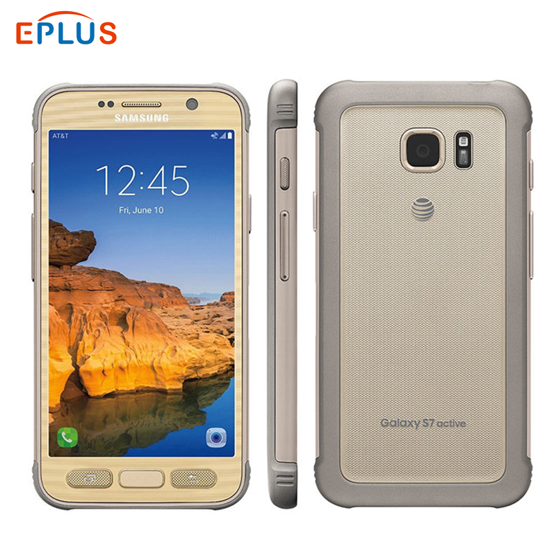 Original Refurbished 5.1&quot; Samsung Galaxy S7 Active G891A 4GB +32GB 12MP NFC 4000mAh SmartPhone