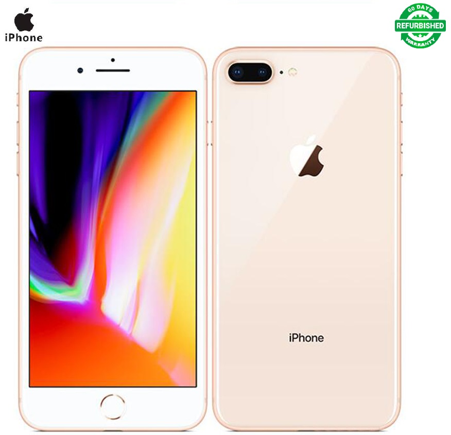 Refurbished iphone 8 plus 64GB/256GB+3GB 12MP+7MP 5.5 inch without fingerprint iphone8 plus unlocked