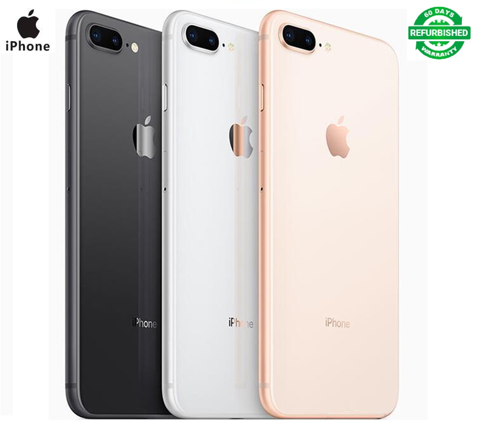 Refurbished phone iphone 8 plus 64GB+3GB 12MP+7MP 5.5 inch with fingerprint iphone 8plus unlocked