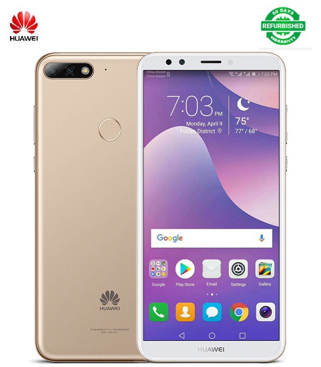 Refurbished Huawei Y7 Prime (2018) , 32GB -5.99 fullscreMP-Dual SIM-3000mAh-- Smartphone-13+8