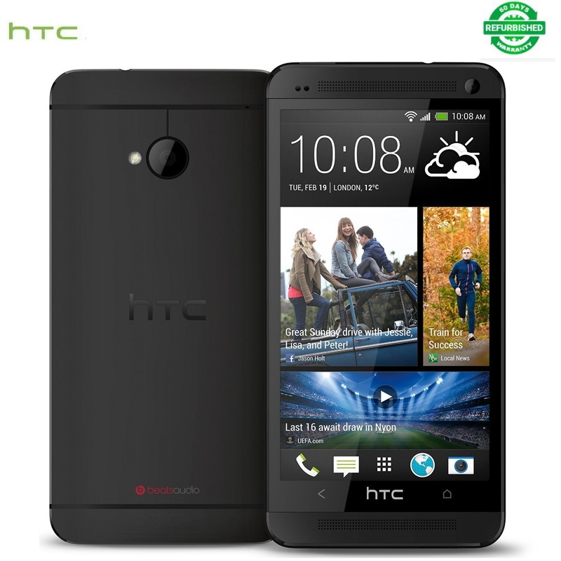 Refurbished HTC ONE M7 Unlocked  4G Wifi GPS 4.7&apos;&apos; Touch Cell Phone 2GB RAM 32GB Android SmartPhone