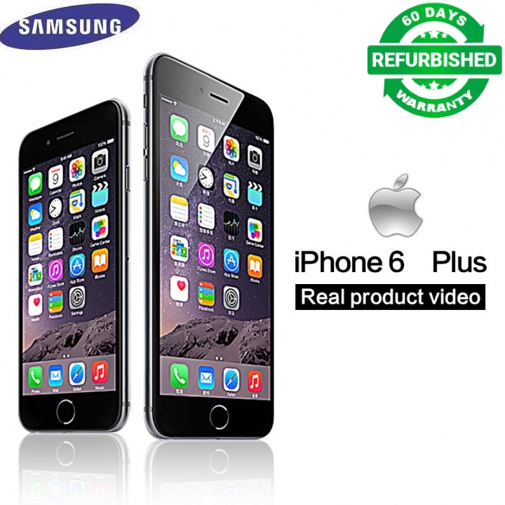 Refurbished iPhone 6 Plus 16/ 64GB 5.5” Phone without Fingerprint unlock SmartPhone iPhone6 Plus