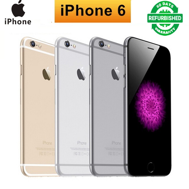 Refurbished:Apple iphone 6 16/32/64/128G+1G Smartphone Fingerprint Unlock 4.7&quot;+4G net iphone6