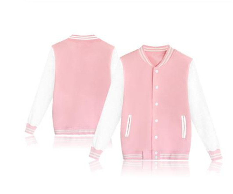 Hip Hop  Women and men clothes College Sportswear Fleece  Women Jacket Sweatshirt