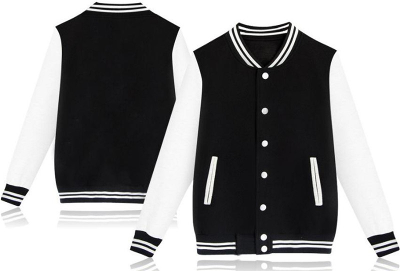 Hip Hop  Women and men clothes College Sportswear Fleece  Women Jacket Sweatshirt