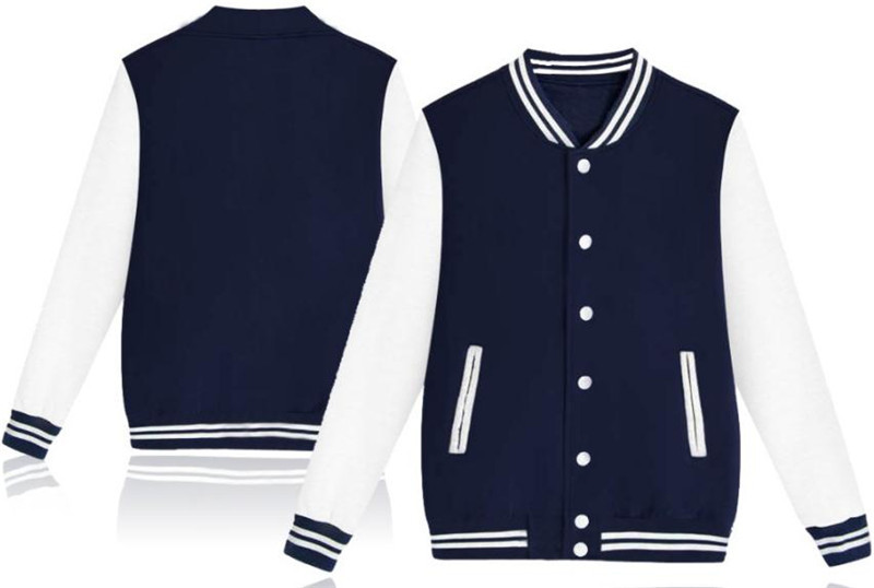 Hip Hop  Women and men clothes College Sportswear Fleece  Women Jacket Sweatshirt