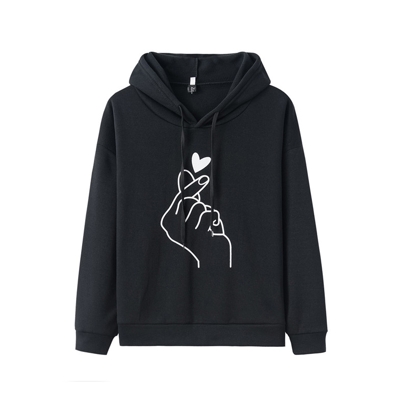 Loose casual women&apos;s sweater autumn and winter coat jacket sports simple holiday