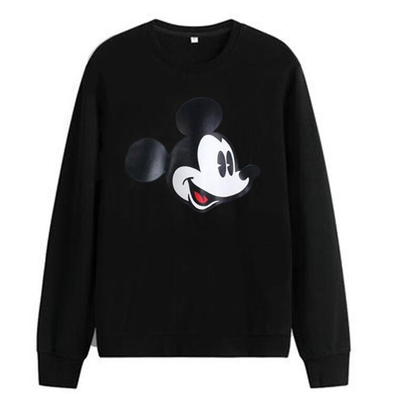 Autumn and winter women&apos;s sweater cartoon jacket top youth leisure print Mickey student street