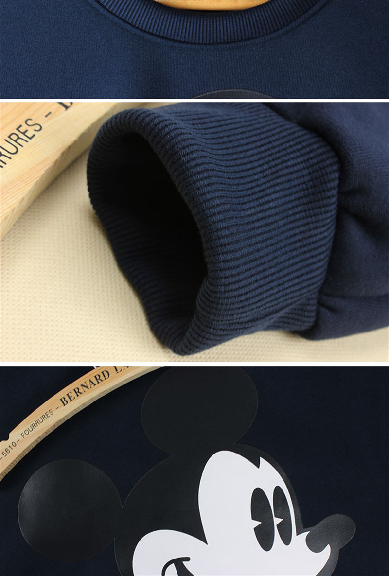 Autumn and winter women&apos;s sweater cartoon jacket top youth leisure print Mickey student street