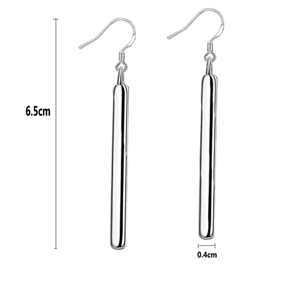 Explosion models Hot sale Simple personality Straight earrings Earrings Earrings Jewelry