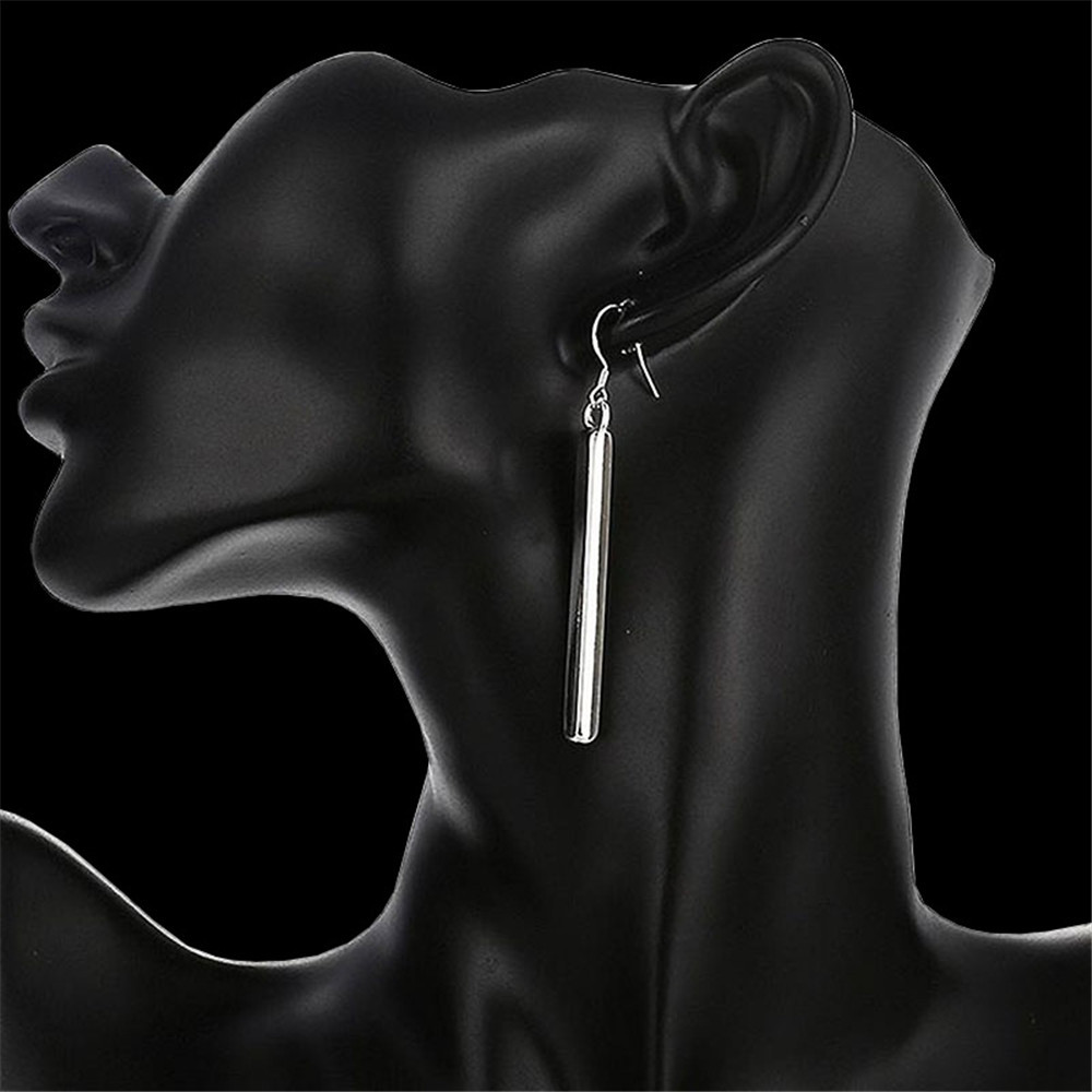 Explosion models Hot sale Simple personality Straight earrings Earrings Earrings Jewelry