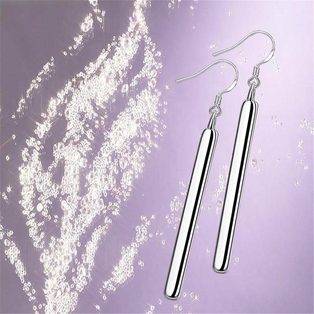 Explosion models Hot sale Simple personality Straight earrings Earrings Earrings Jewelry