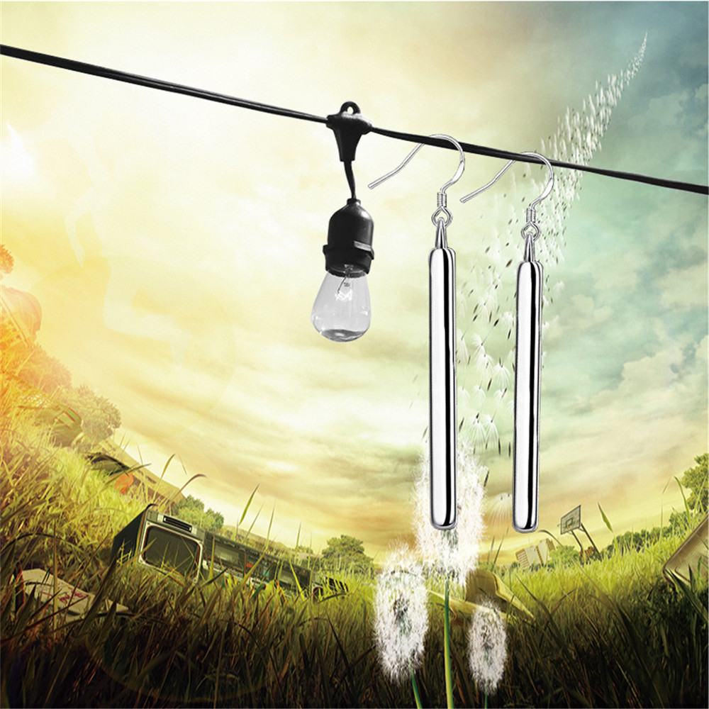 Explosion models Hot sale Simple personality Straight earrings Earrings Earrings Jewelry
