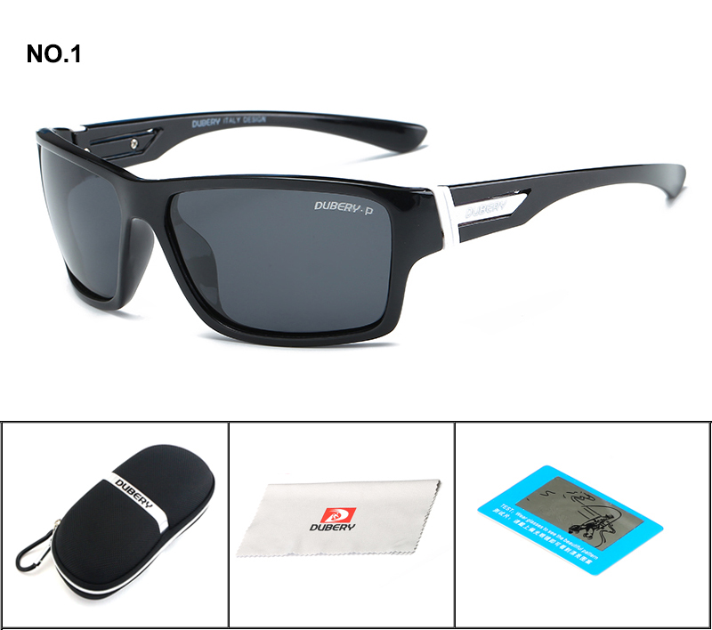 DUBERY Polarized Sunglasses Men's Driving Shades Male For Men Safety Luxury Brand Designer Oculos