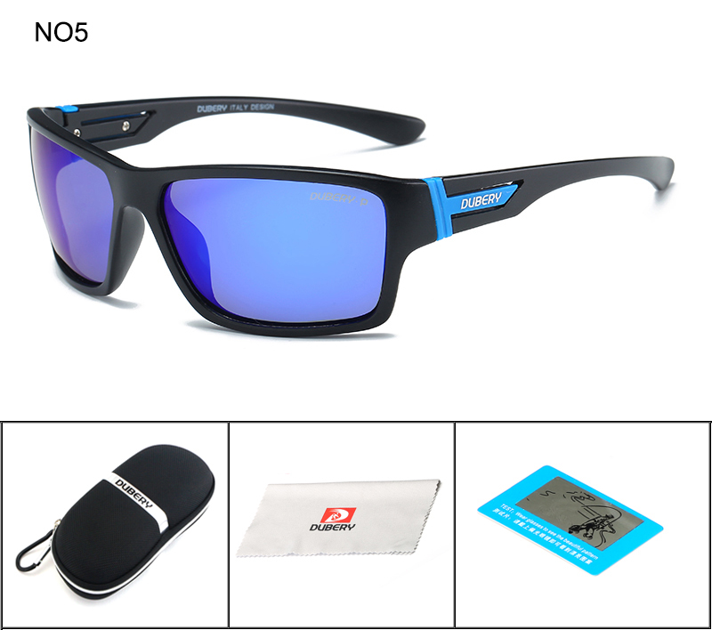 DUBERY Polarized Sunglasses Men's Driving Shades Male For Men Safety Luxury Brand Designer Oculos